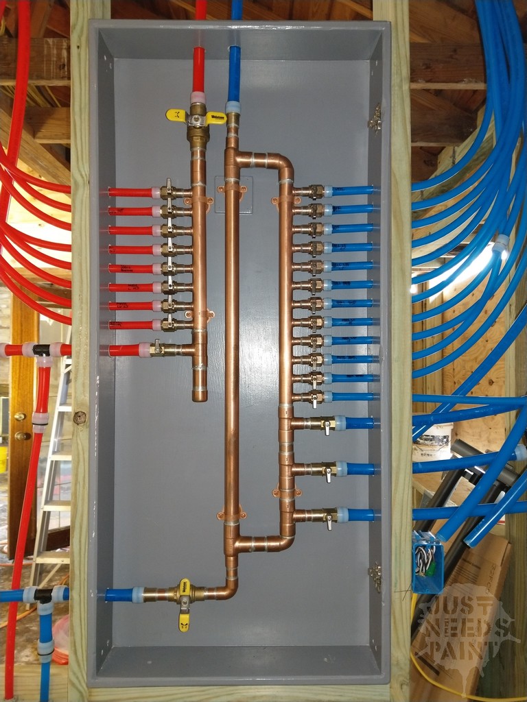 Sanity Saving PEX Manifold Installation Tips - Just Needs Paint