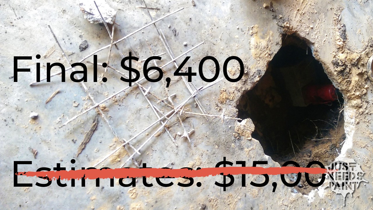 How Much Do Foundation Repairs COST?!? - Just Needs Paint